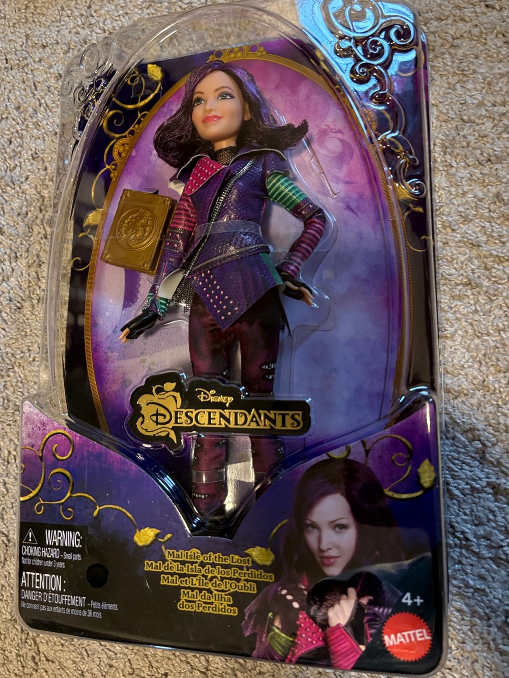 New in box Mal Isle of the Lost Disney Descendants Barbie doll